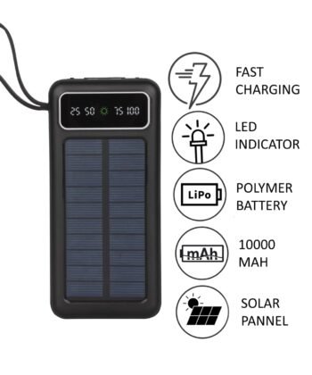 10000 mah solar power bank
